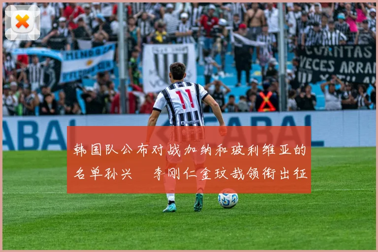韩国队公布对战加纳和玻利维亚的名单孙兴慜李刚仁金玟哉领衔出征
